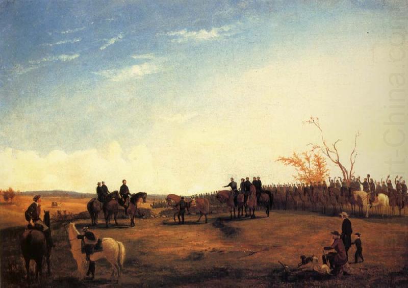 Presentation of Charger Coquette to Colonel Mosby by the men of his Command,December 1864, unknow artist